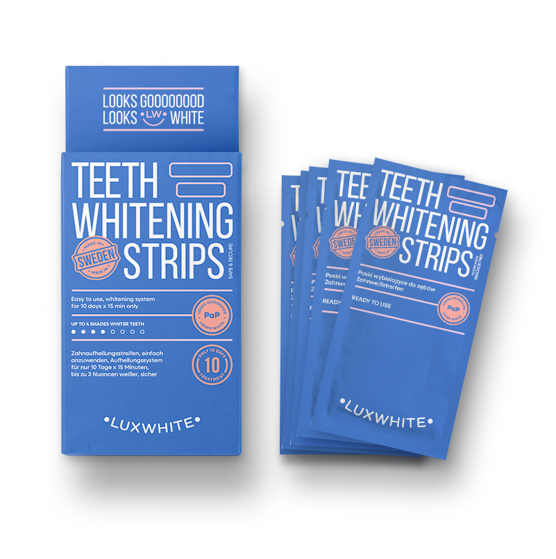 Paski wybielające zęby LuxWhite Teeth Whitening Strips